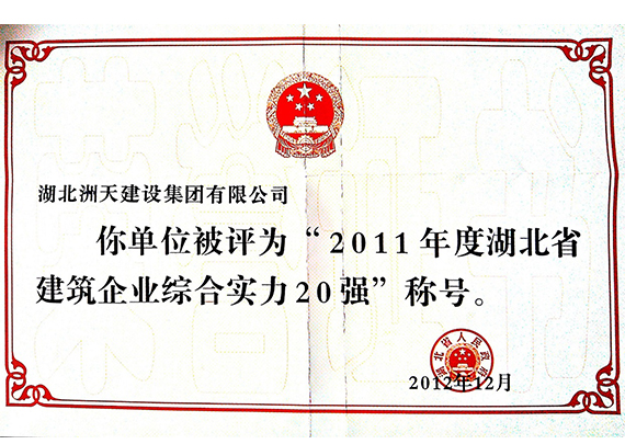 综合实力20强 
